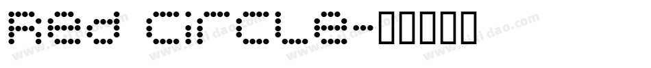 Red Circle字体转换